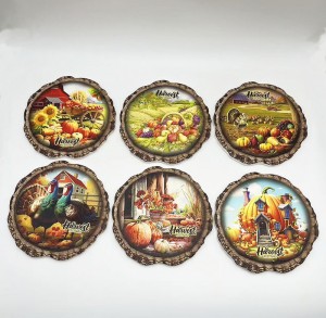 16CM Ceramic Trivet with cork back for wholesale
