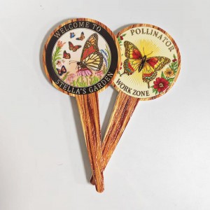 Factory Wholesale Ceramic Garden Stakes Plant Markers Decorative Plant Labels for Flower Pots