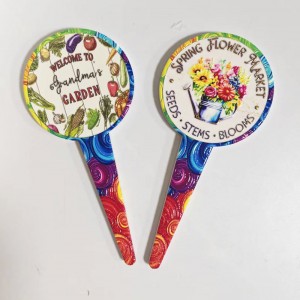 Factory Wholesale Ceramic Garden Stakes Plant Markers Decorative Plant Labels for Flower Pots