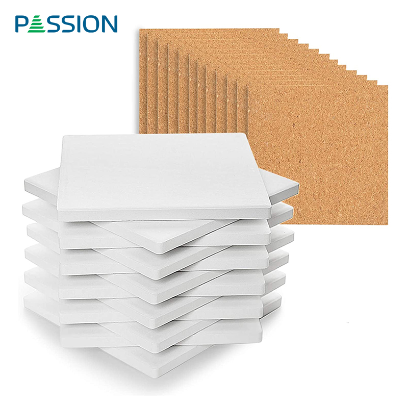 Wholesale Sublimation Blanks Coaster for Drinks, Absorbent Ceramic Stone  Coaster Set with Cork Backing Pads Manufacturer and Supplier