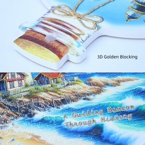 Wholesale 3D UV Printed Custom drift bottle Shaped Ceramic Trivet Manufacturers