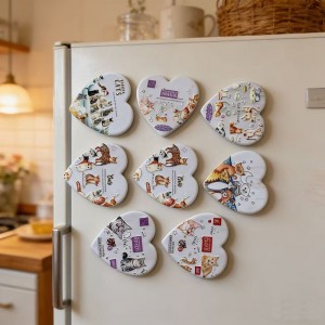 Wholesale 3D UV Printed Custom Melamine Fridge Magnet for Gifts Manufacturers