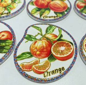 Wholesale 3D UV Printed Custom Lemon Shaped Ceramic Coaster Manufacturers