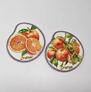 Wholesale 3D UV Printed Custom Lemon Shaped Ceramic Coaster Manufacturers