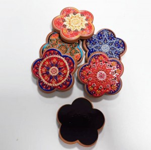Wholesale 3D UV Printed Custom Flower Shaped Ceramic Fridge Magnet Manufacturers