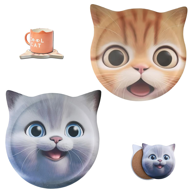 The Charm of Ceramic Cat Shaped Coasters