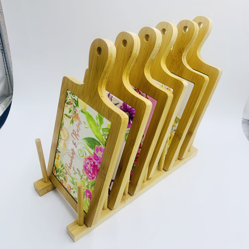 Elevate Your Home Décor with a Ceramic Pot Holder and Bamboo Tray Combo